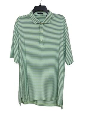 turtleson Striped Golf Performance Polo Shirt Men’s XL